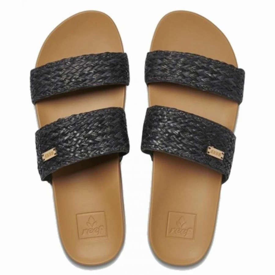 Strap Sandals * | Reef Women'S Cushion Vista Braid In Black