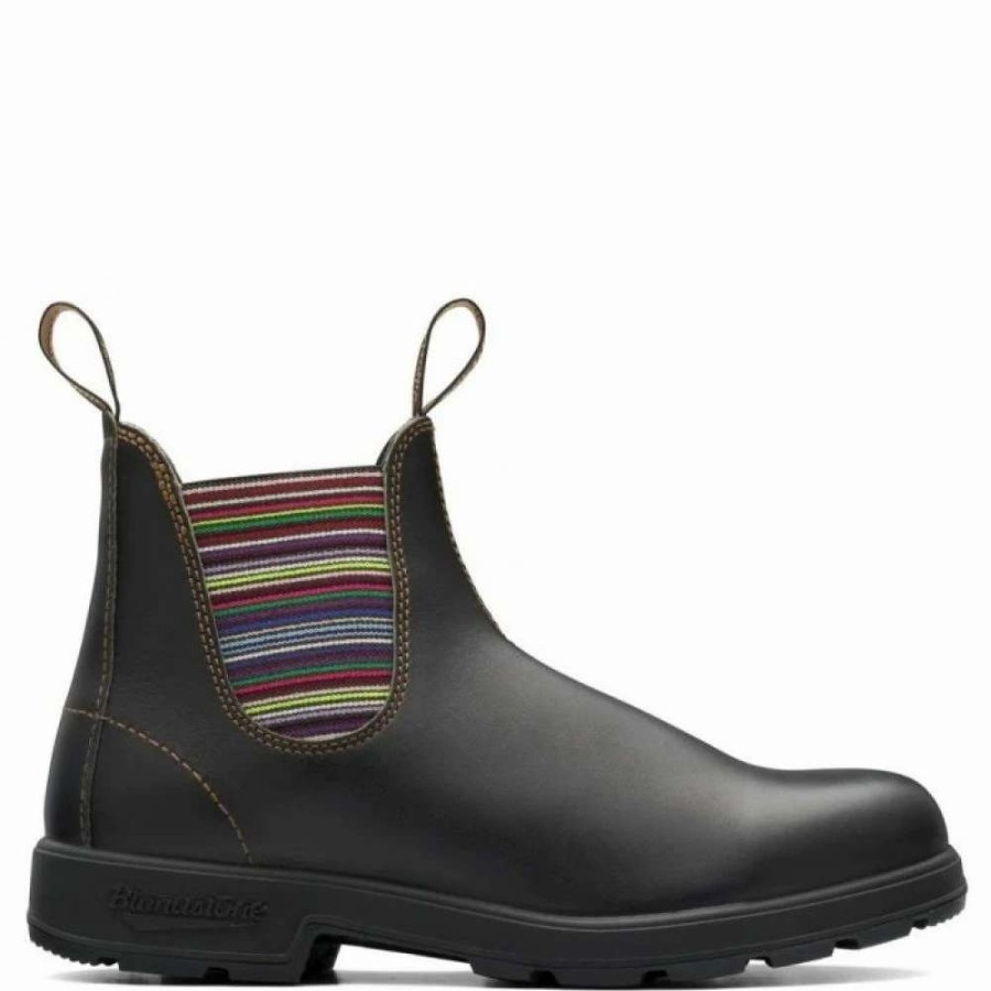 Ankle Boots * | Blundstone Original 1409 In Stout Brown Striped Elastic