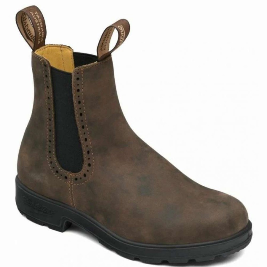 Ankle Boots * | Blundstone Women'S Original Hi Top 1351 In Rustic Brown