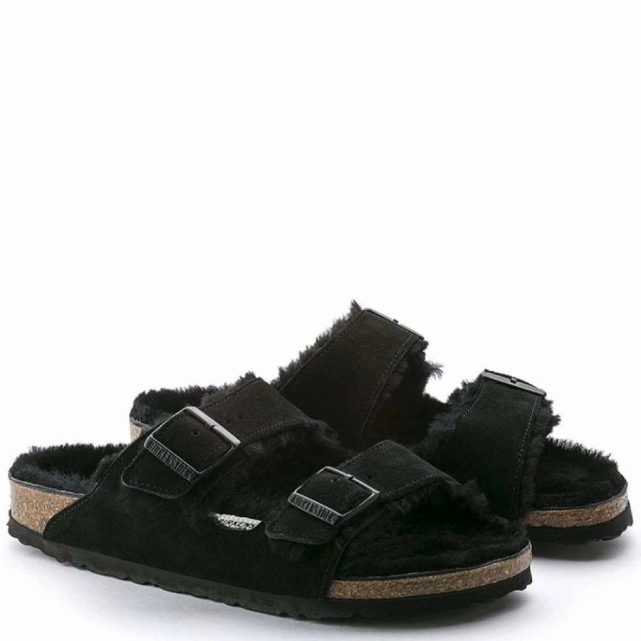 Indoor * | Birkenstock Arizona Shearling In Black