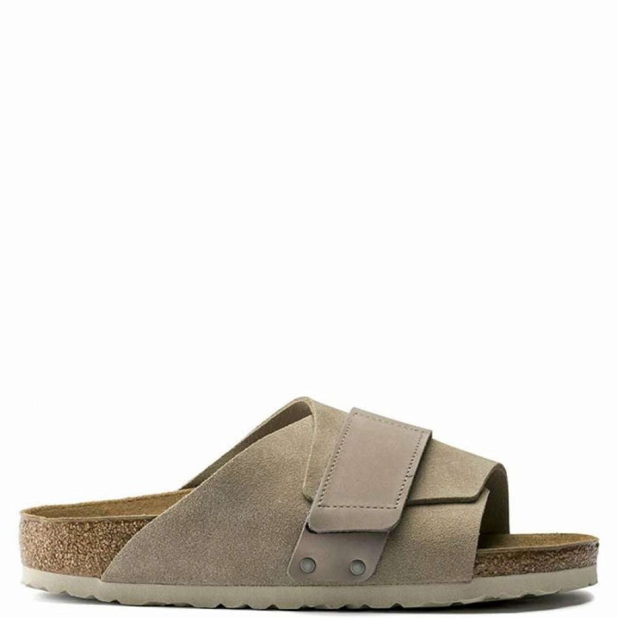 Strap Sandals * | Birkenstock Men'S Kyoto In Taupe