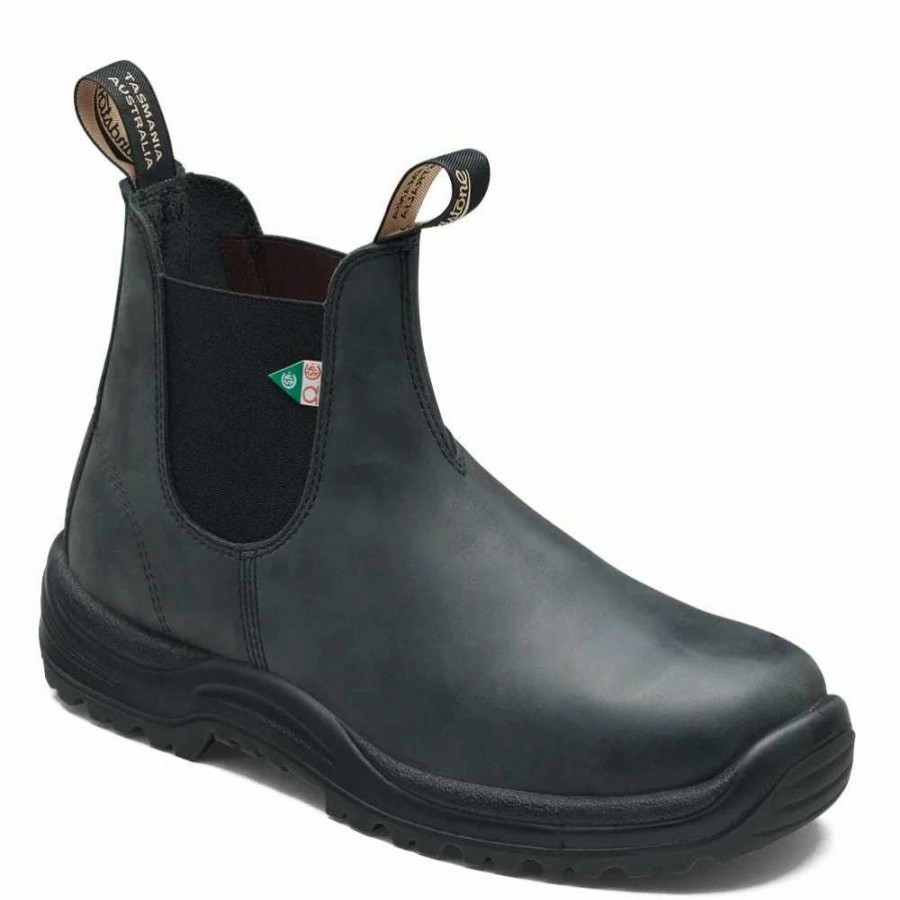 Ankle Boots * | Blundstone Work & Safety Boot 181 In Waxy Rustic Black