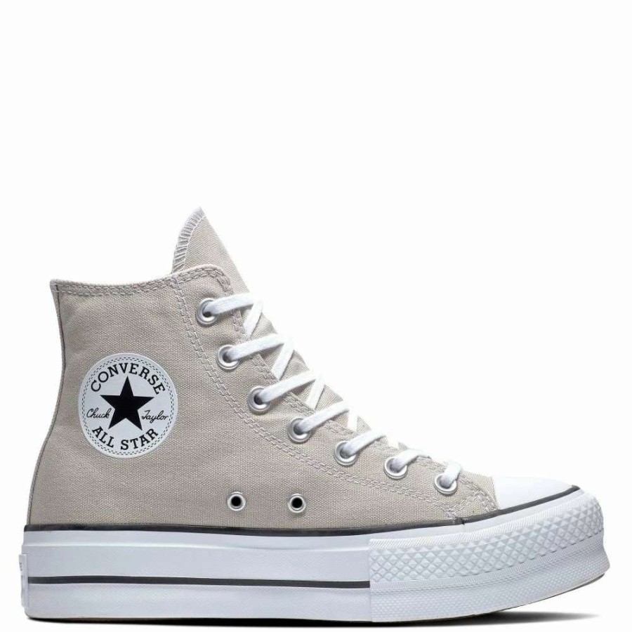 High Top * | Converse Women'S Chuck Taylor All Star Lift Platform Hi In Papyrus/Black/White