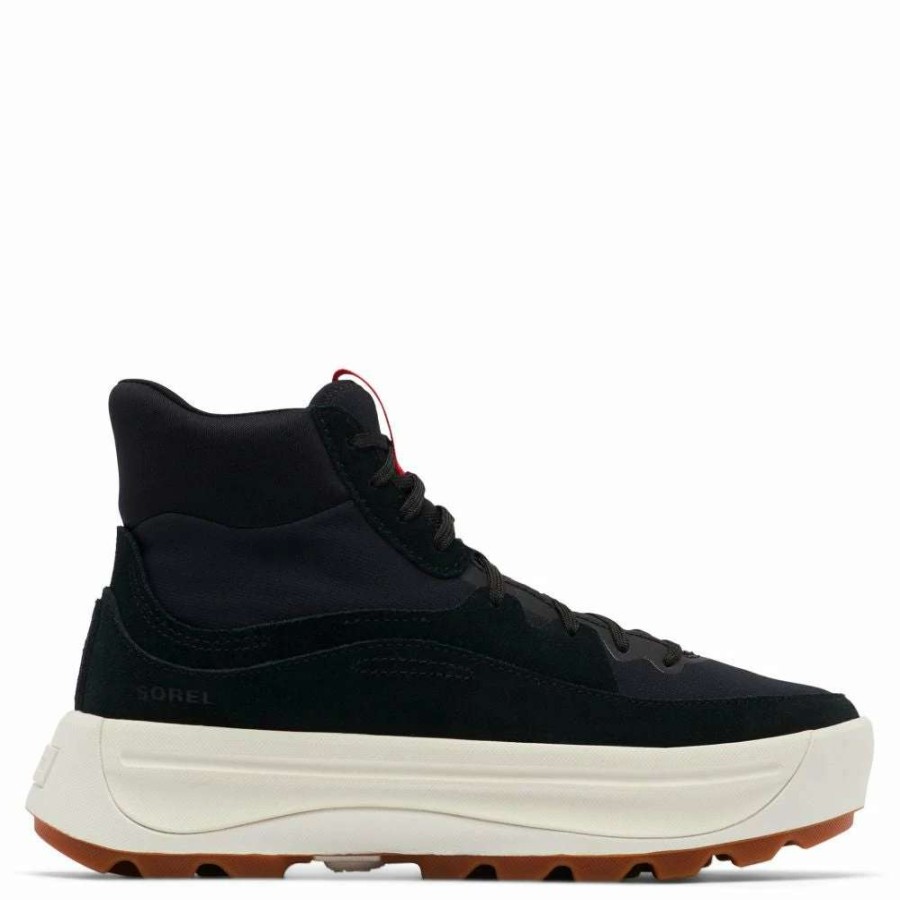 High Top * | Sorel Women'S Ona 530 Mid Sneaker In Black/Jet