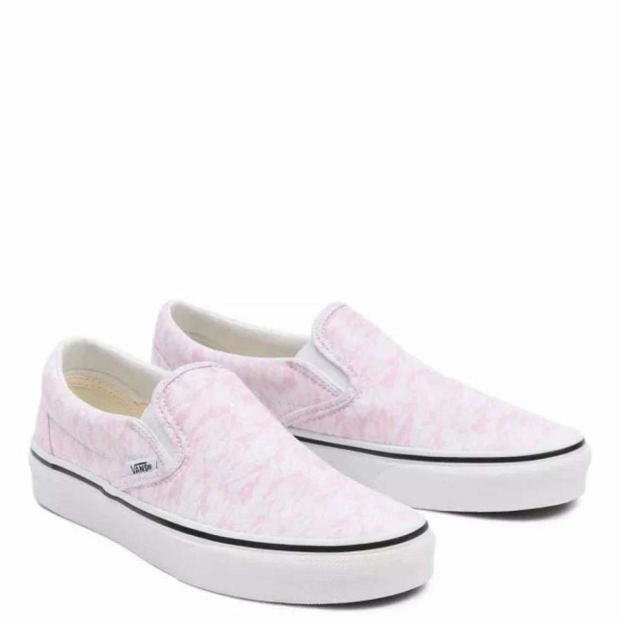 Low Top * | Vans Women'S Washes Classic Slip-On In Cradle Pink/True White