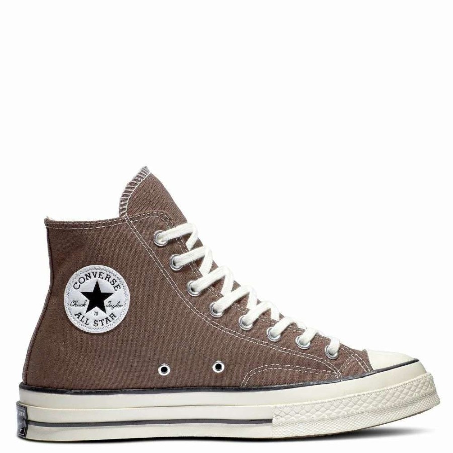 High Top * | Converse Chuck 70 Vintage Canvas Hi In Earthy Brown/Egret/Black