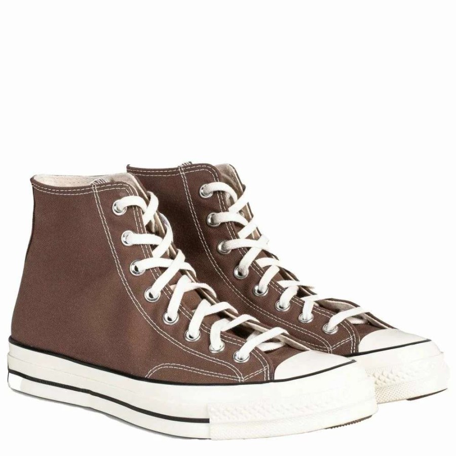 High Top * | Converse Chuck 70 Vintage Canvas Hi In Earthy Brown/Egret/Black