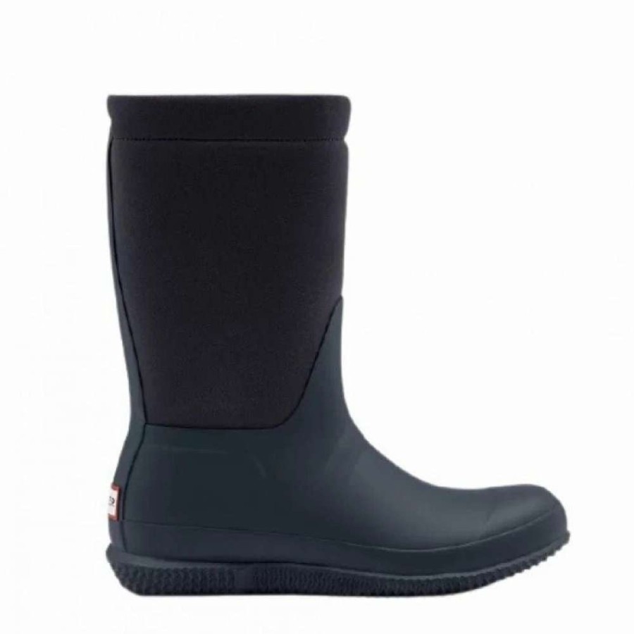 Ankle Boots * | Hunter Women'S Original Insulated Roll Top Sherpa Boots In Hunter Navy