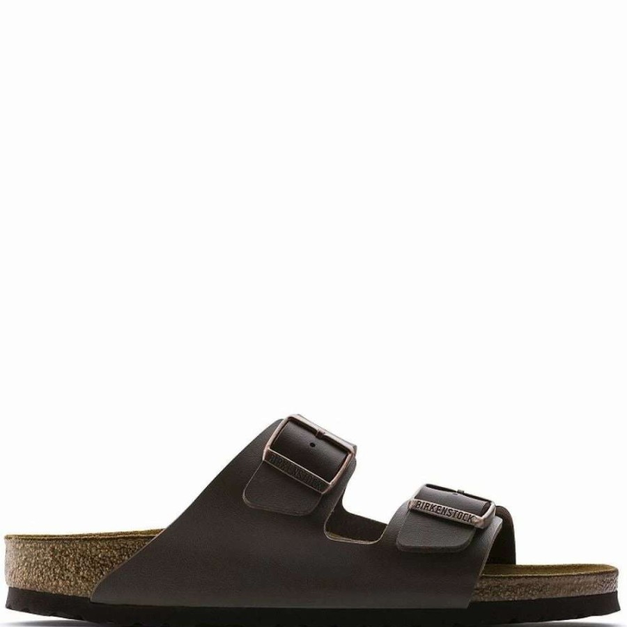 Strap Sandals * | Birkenstock Arizona Birko-Flor In Dark Brown