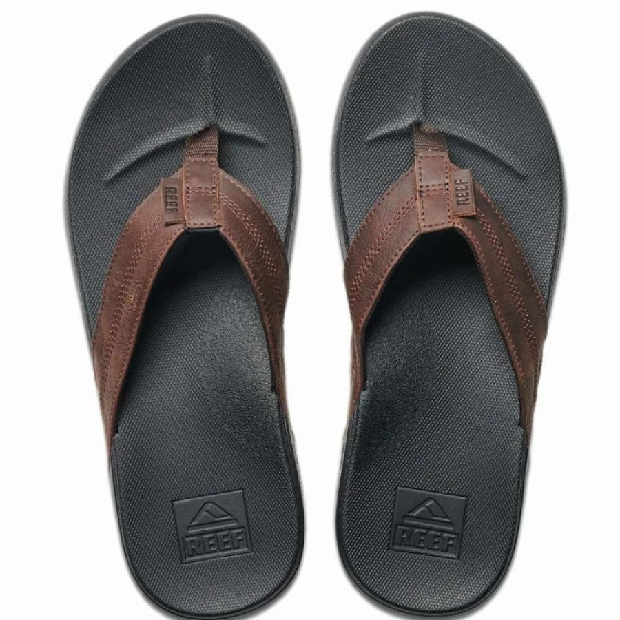 Flip-Flops * | Reef Men'S Cushion Bounce Phantom Le In Black/Brown