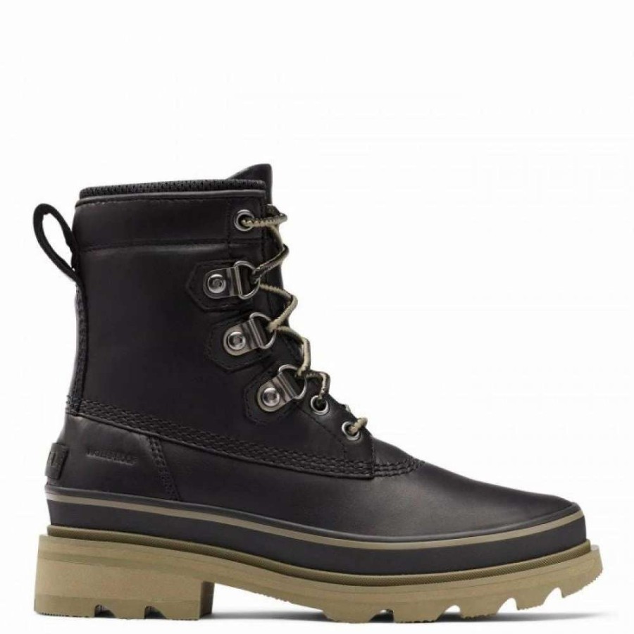 Ankle Boots * | Sorel Women'S Lennox Street Boot In Black/Sage