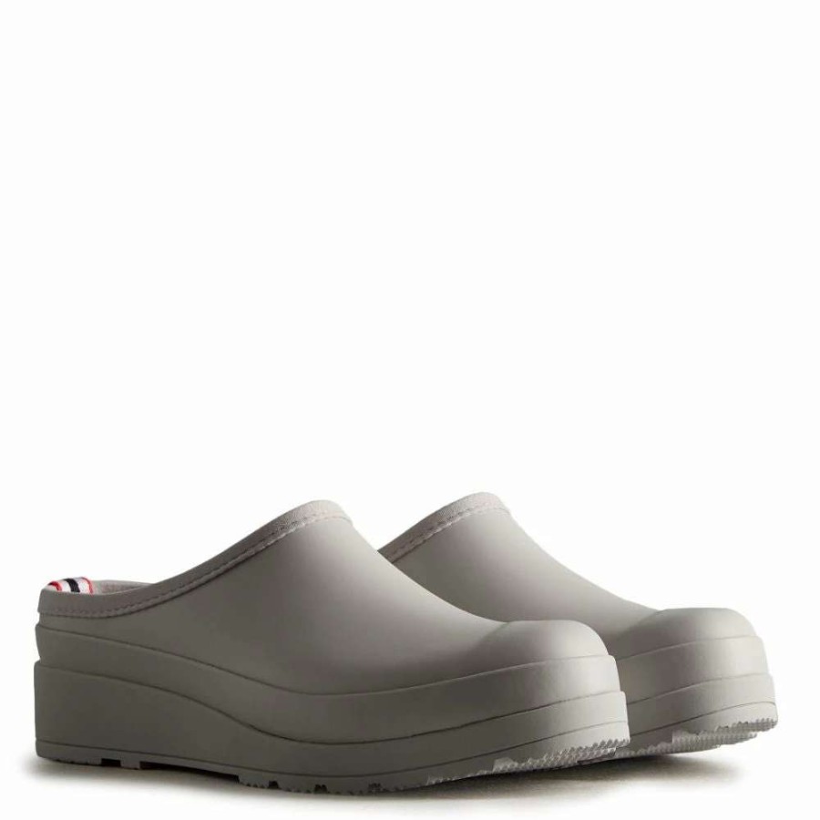 Outdoor * | Hunter Women'S Play Clogs In Zinc Grey