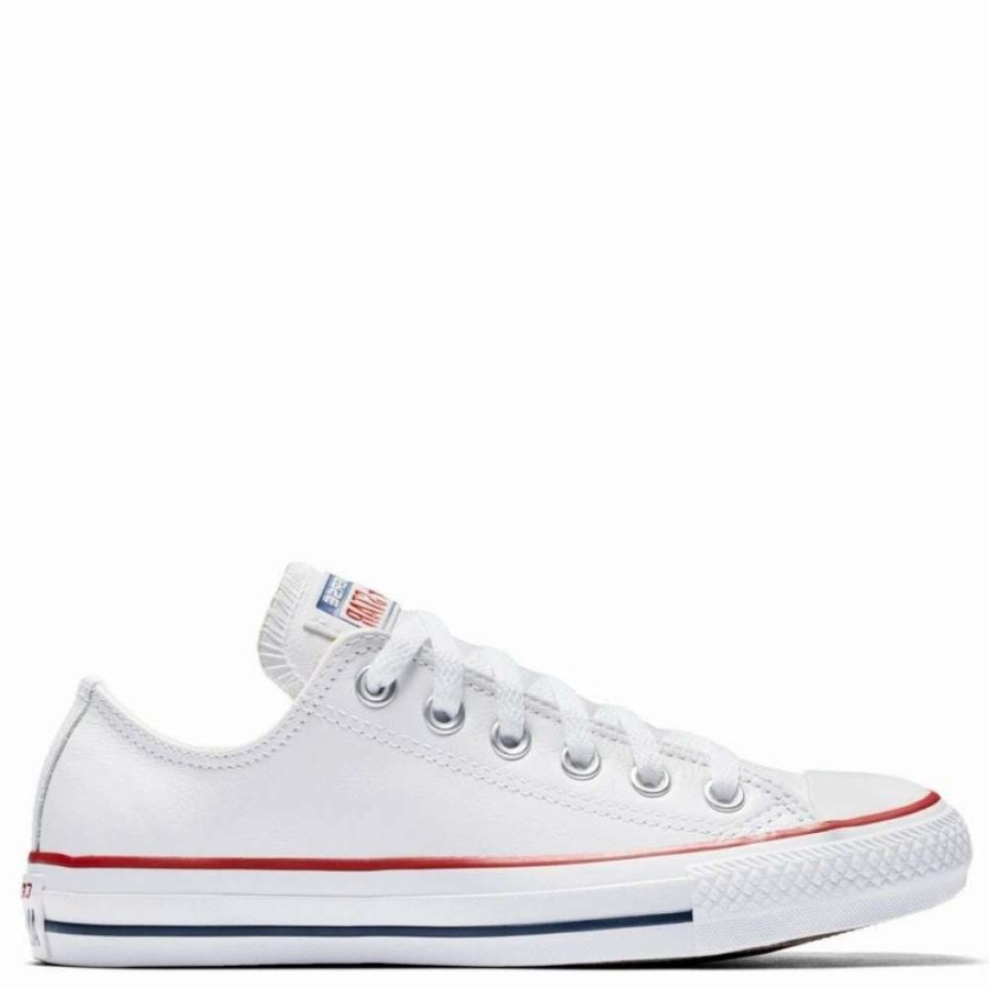 Low Top * | Converse Chuck Taylor All Star Leather Low Top In White