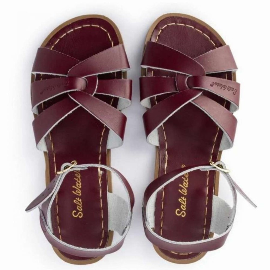 Strap Sandals * | Salt Water Women'S Original Sandal In Claret