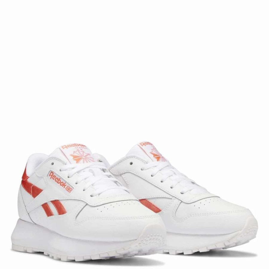 Low Top * | Reebok Women'S Classic Leather Sp In Ftwwht/Ftwwht/Smorfl