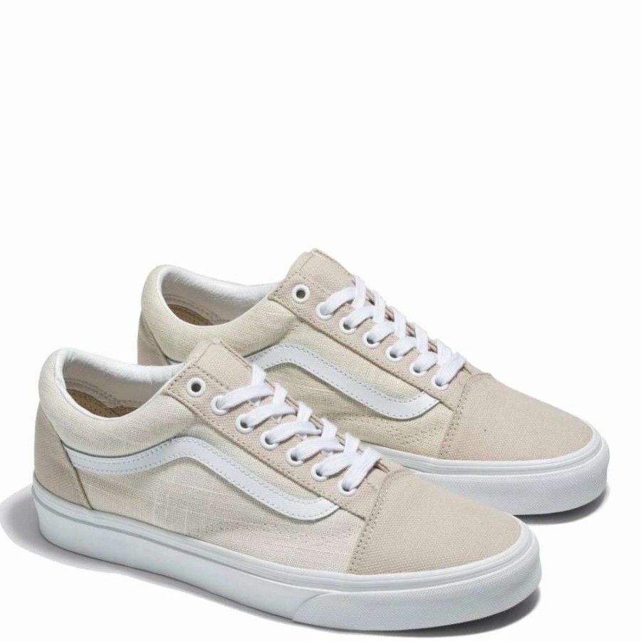 Low Top * | Vans Summer Linen Old Skool In Natural