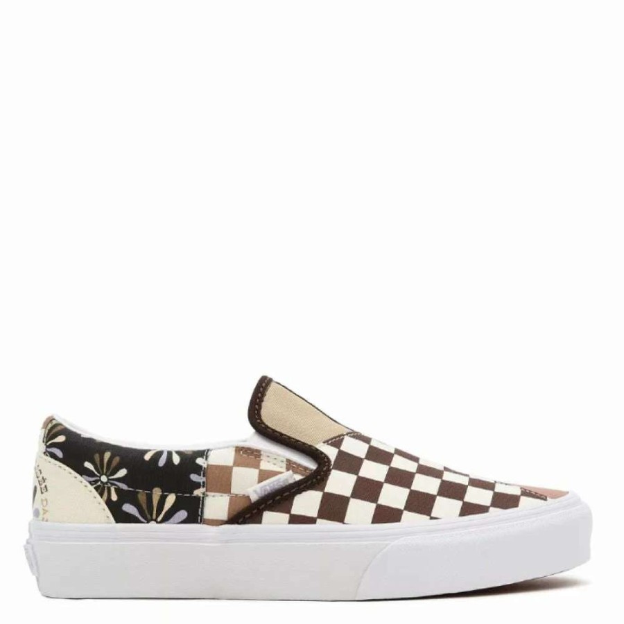 Low Top * | Vans Divine Energy Classic Slip-On Patchwork In Multi/True White