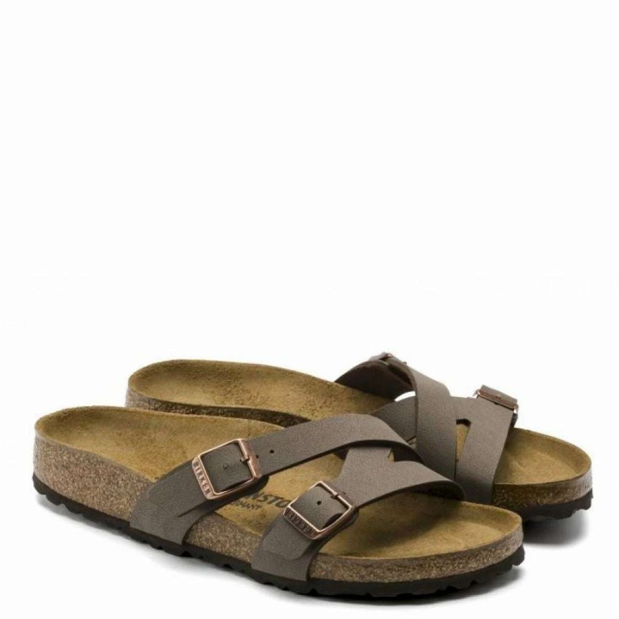 Strap Sandals * | Birkenstock Yao Birko-Flor In Mocha (Narrow Width)