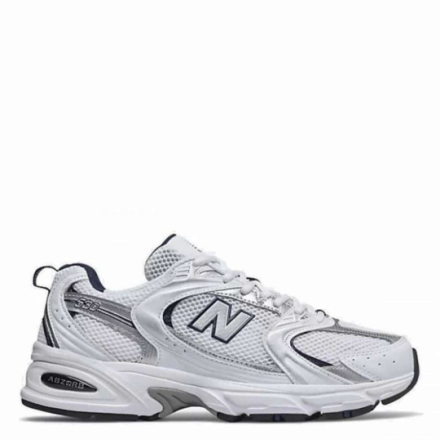 Low Top * | New Balance 530 In White With Natural Indigo