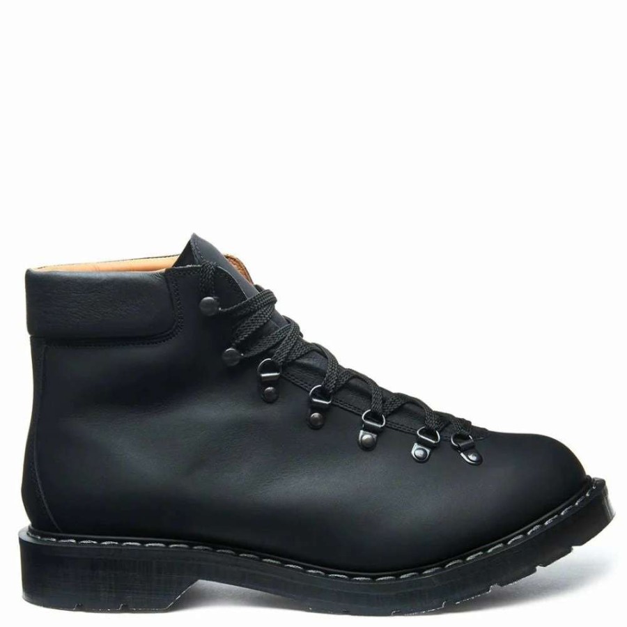 Ankle Boots * | Solovair Urban Hiker In Black Greasy