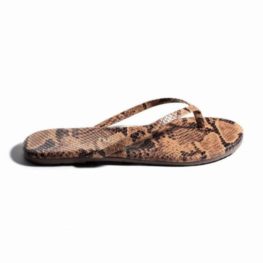 Flip-Flops * | Tkees Women'S Lily Studio Exotics In Coco Snake