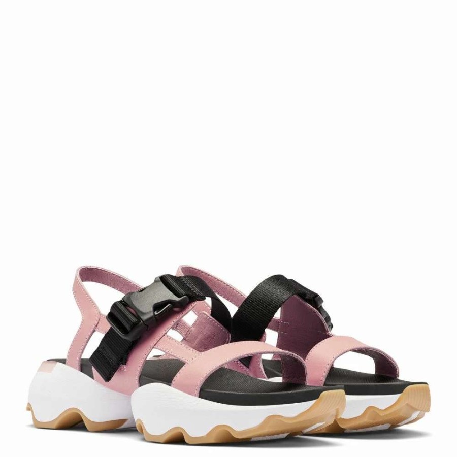 Strap Sandals * | Sorel Women'S Kinetic Impact Sling In Eraser Pink/White