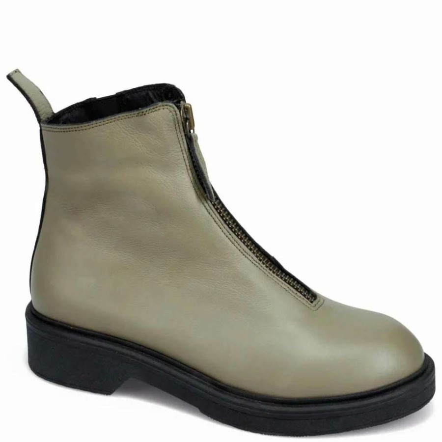 Ankle Boots * | Bueno Women'S Gable Boot In Sage Oscar/Antique