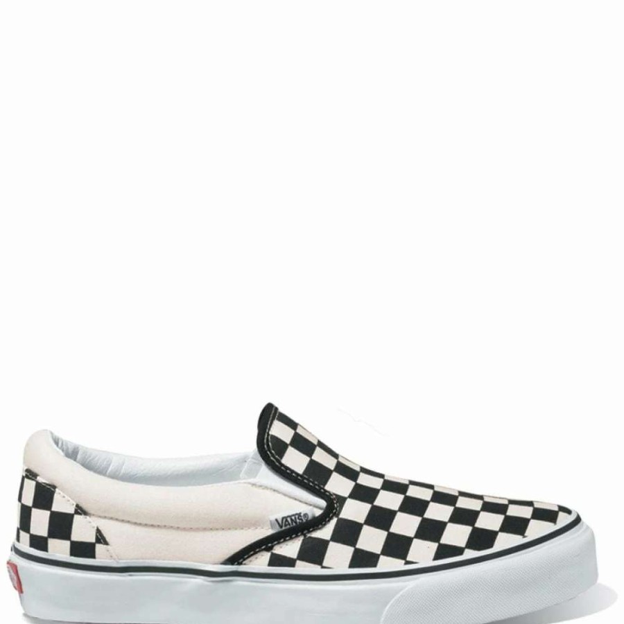 Low Top * | Vans Checkerboard Slip-On In Black/Off White