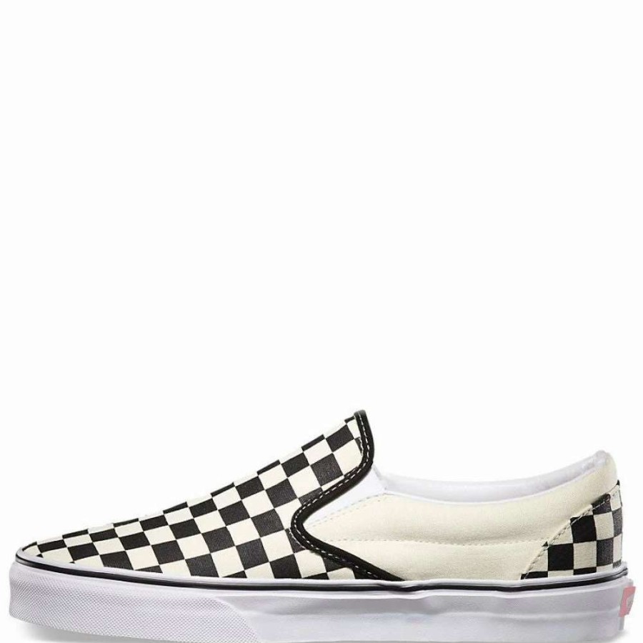 Low Top * | Vans Checkerboard Slip-On In Black/Off White