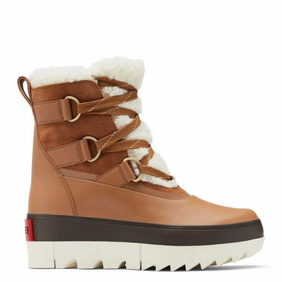 Ankle Boots * | Sorel Women'S Joan Of Arctic Next Boot In Velvet Tan/Chalk