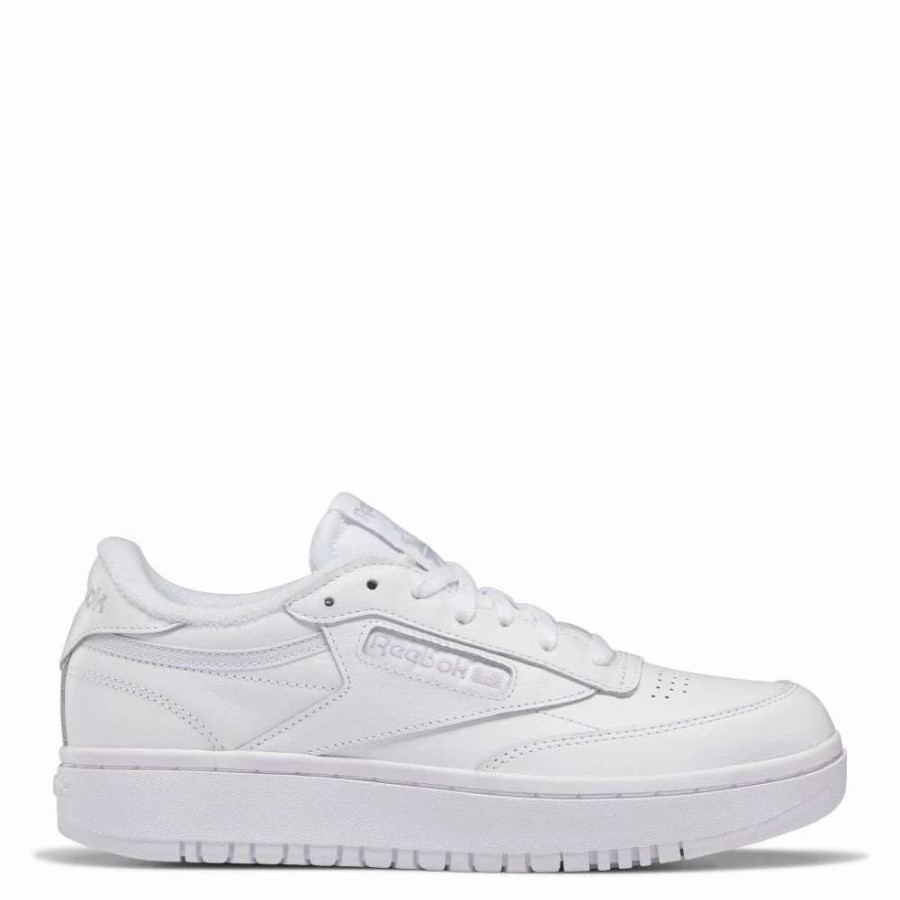 Low Top * | Reebok Women'S Club C Double In Ftwr White/Ftwr White/Cold Grey 2