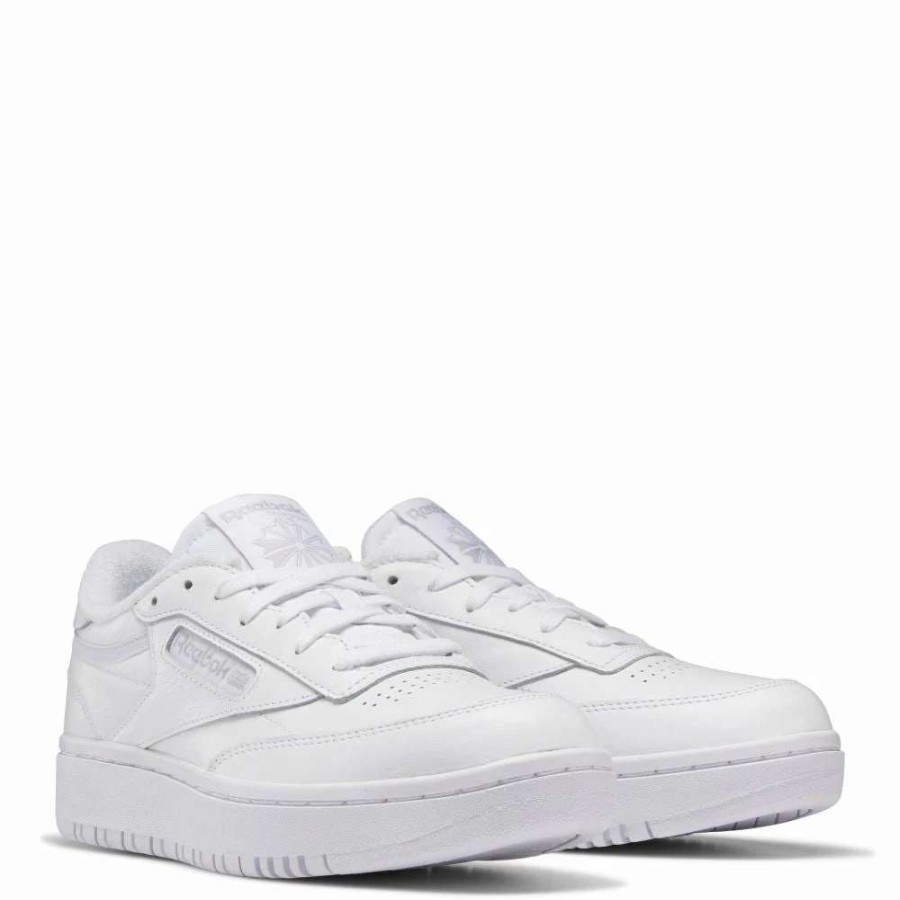 Low Top * | Reebok Women'S Club C Double In Ftwr White/Ftwr White/Cold Grey 2